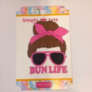 Simply Southern Bogg Bag Pink Bun Life Charm